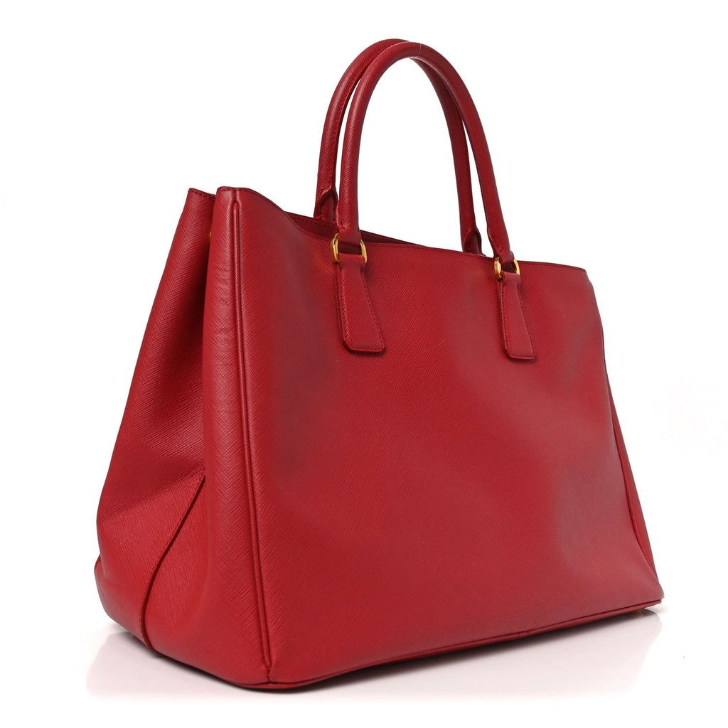 Saffiano Lux Large Tote Fuoco