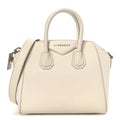 Sugar Goatskin Mini Antigona Off White