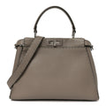 Cuoio Romano Selleria Medium Peekaboo Iconic Satchel Corda