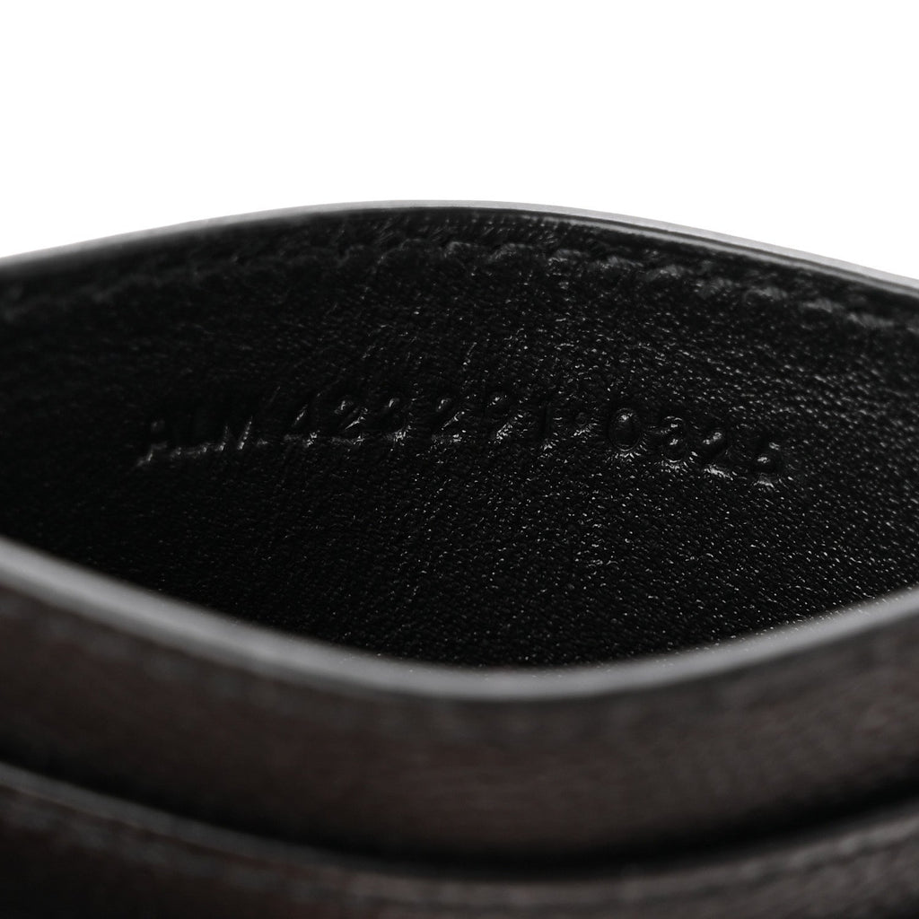 Grain De Poudre Matelasse Chevron Monogram Credit  Case Black