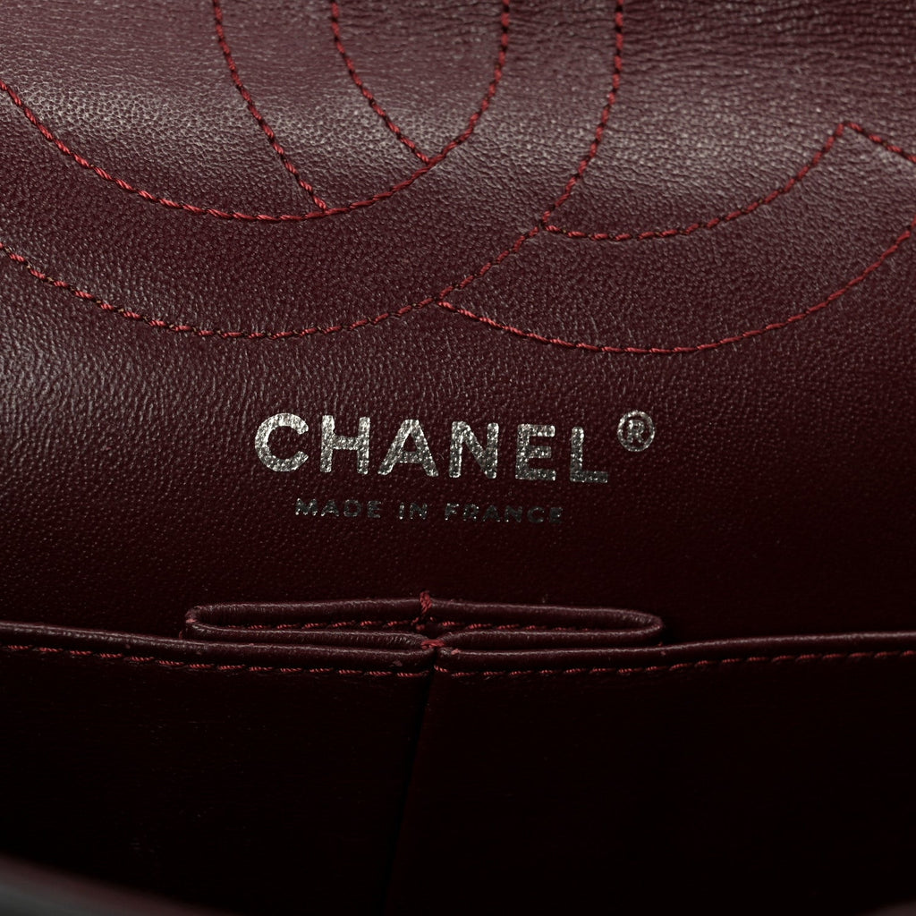 Aged Calfskin Quilted 2.55 Reissue 226 Flap Black