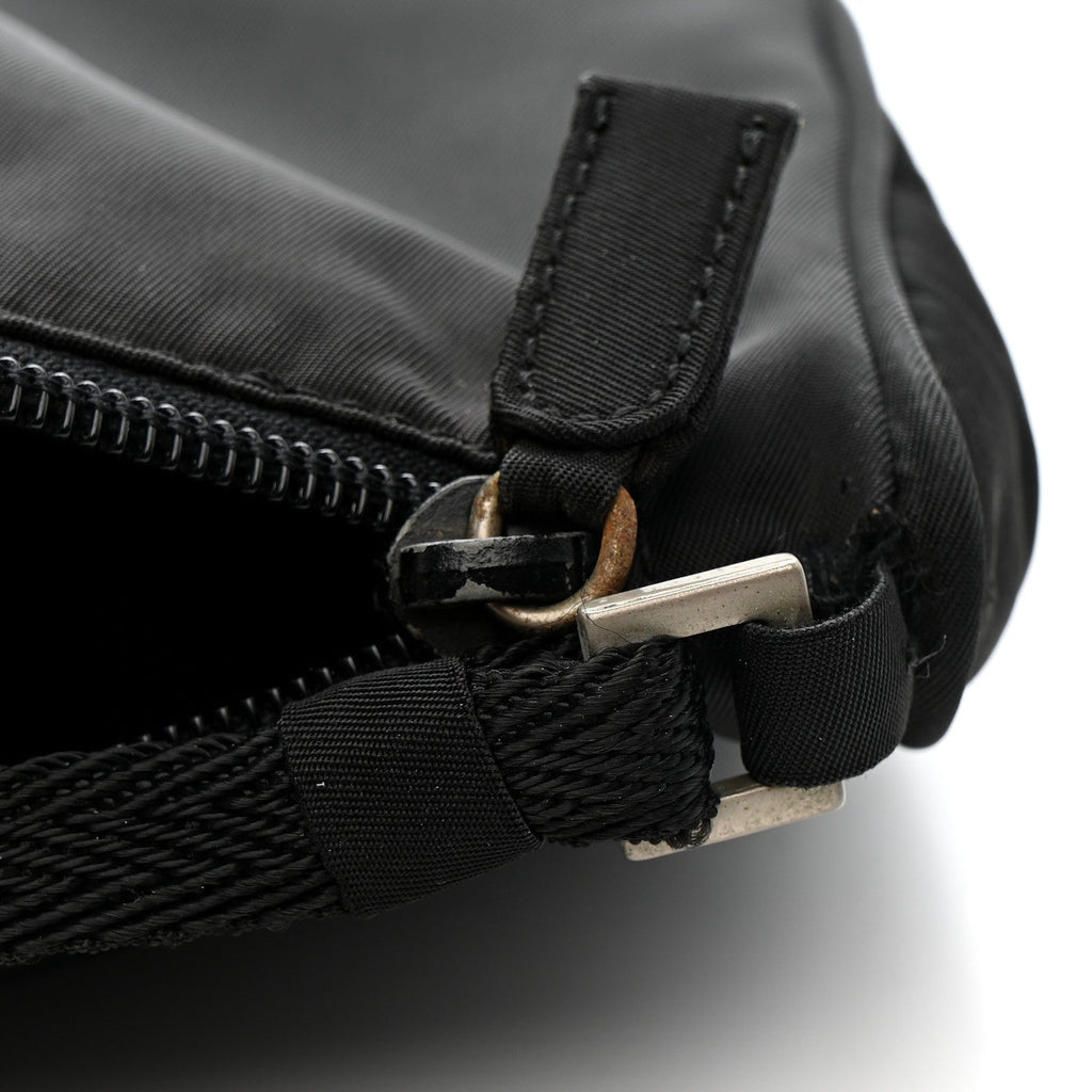 Tessuto Nylon Pochette Bag Black