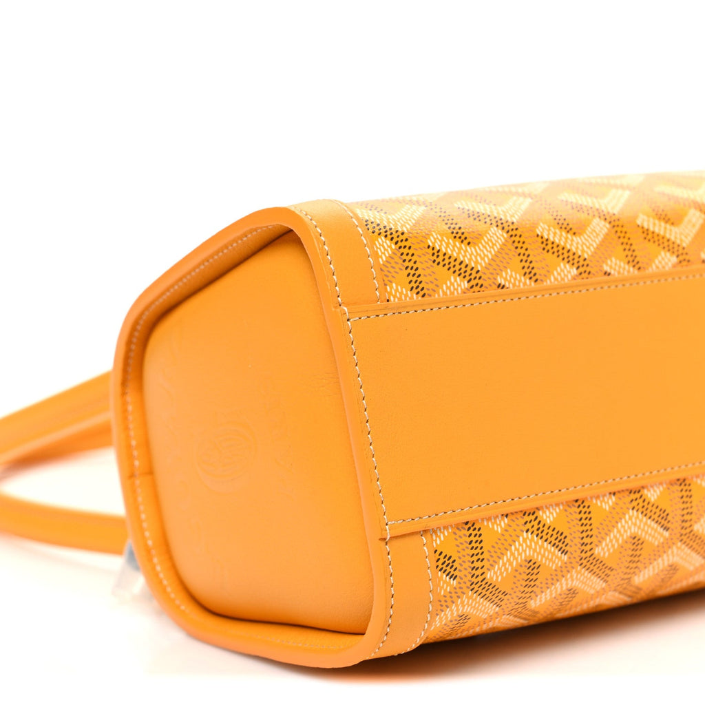 Goyardine Bonbonniere Bag Yellow