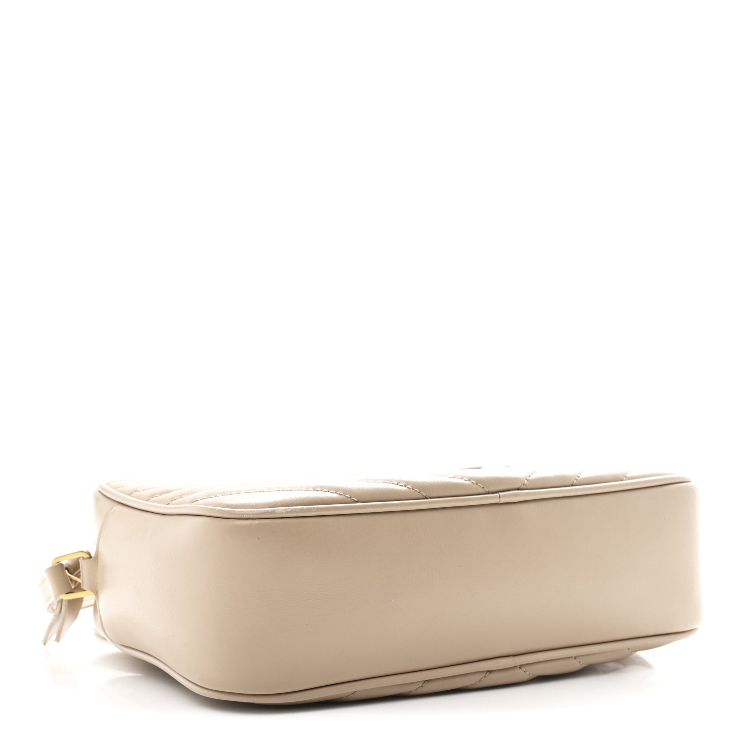 Calfskin Matelasse Monogram Lou Camera Bag Nude Powder