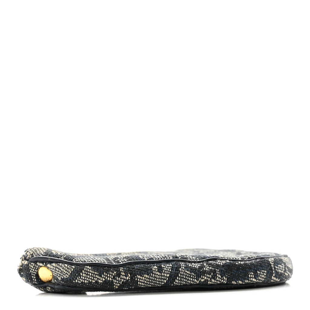 Monogram Saddle Coin Purse Navy