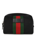 Canvas Web Slim Belt Bag Black