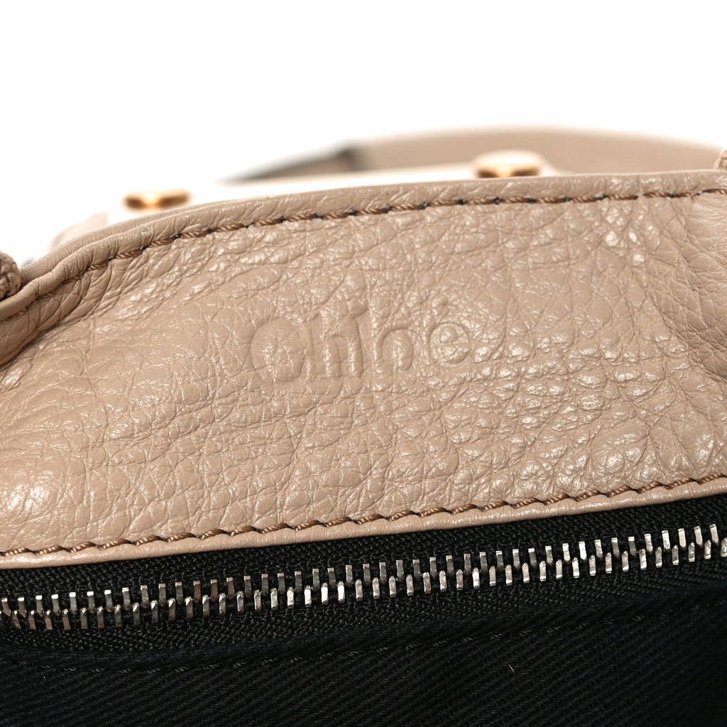 Calfskin Medium Paddington Satchel Beige