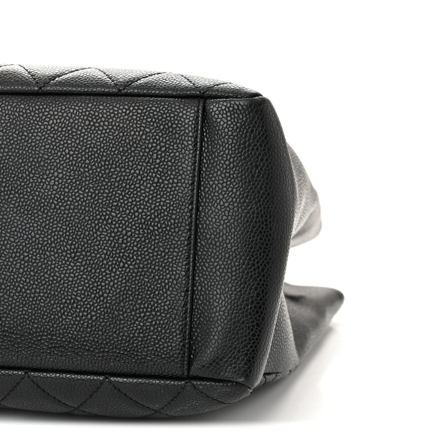 Caviar Quilted Grand Shopping Tote GST Black