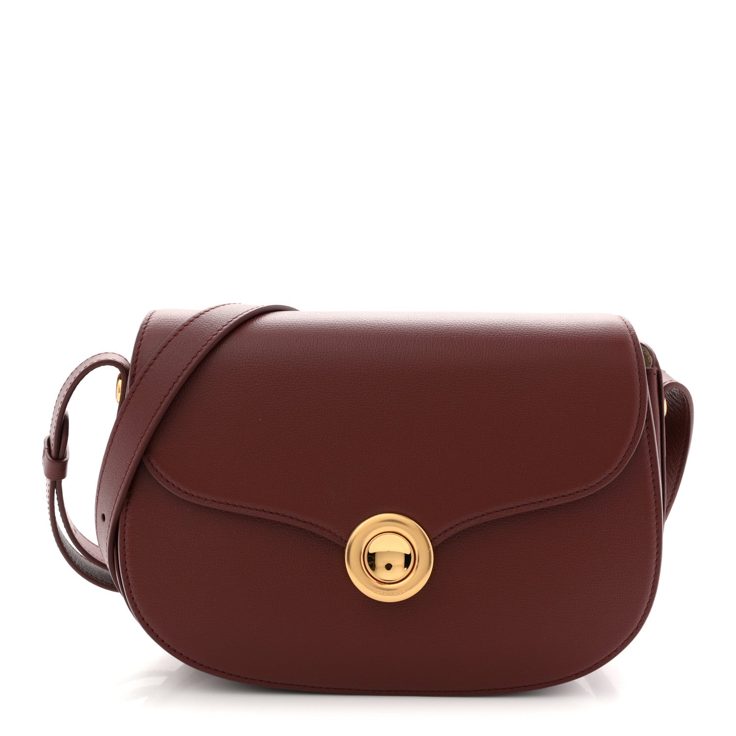 Grained Calfskin Ghiera Bag Azuki Beans