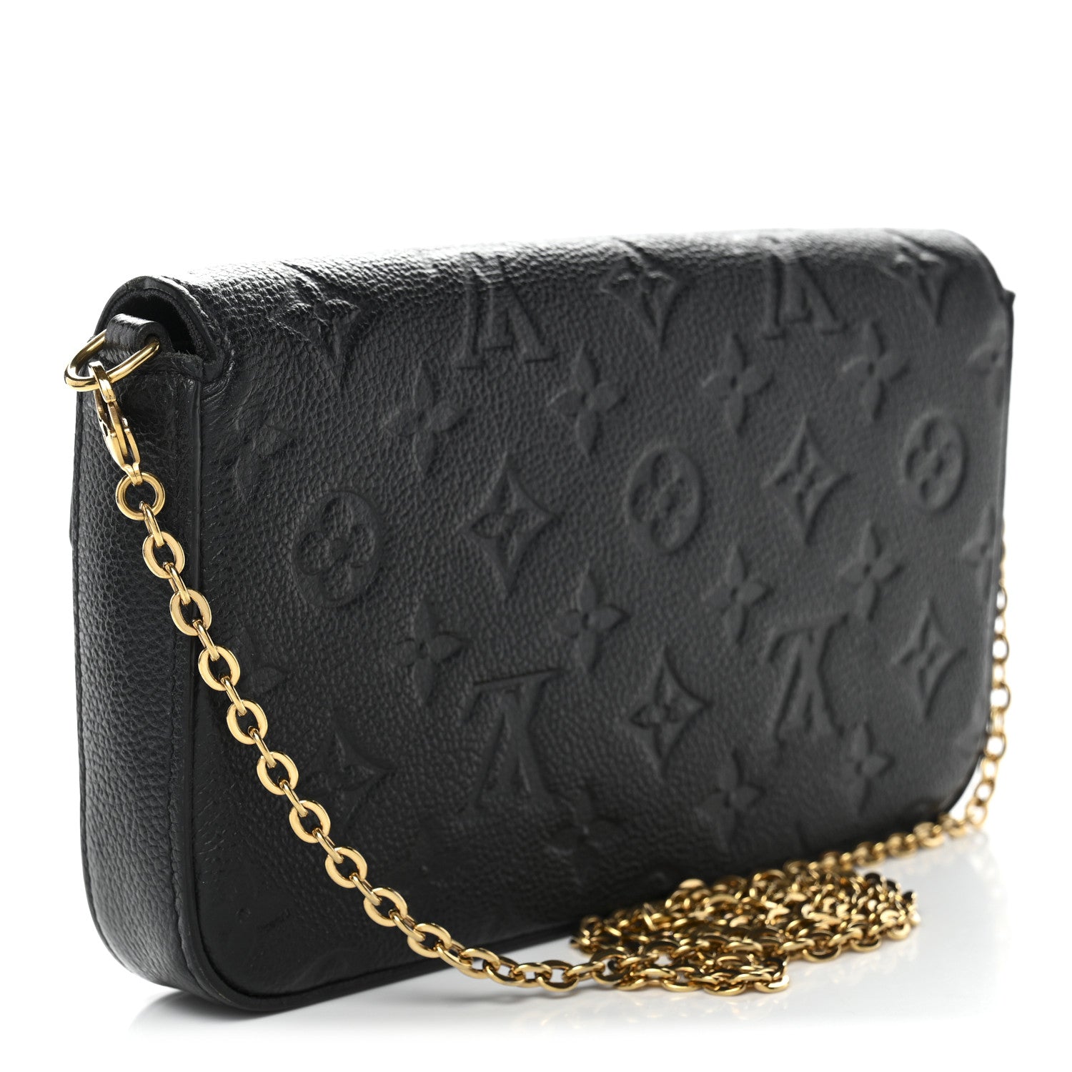 Empreinte Pochette Felicie Chain Wallet Black