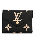 Empreinte Monogram Giant Victorine Wallet Black Beige