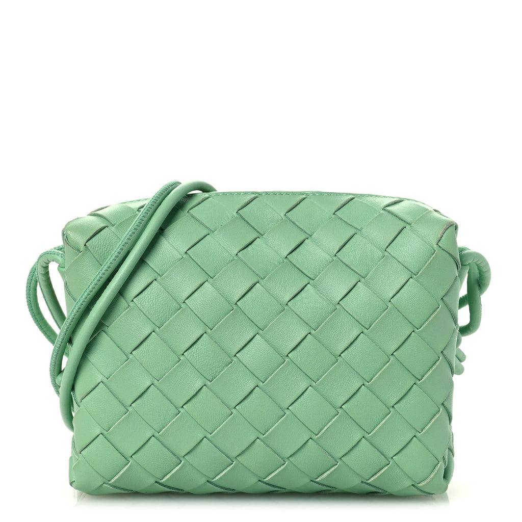 Nappa Intrecciato Mini Loop Camera Bag Siren