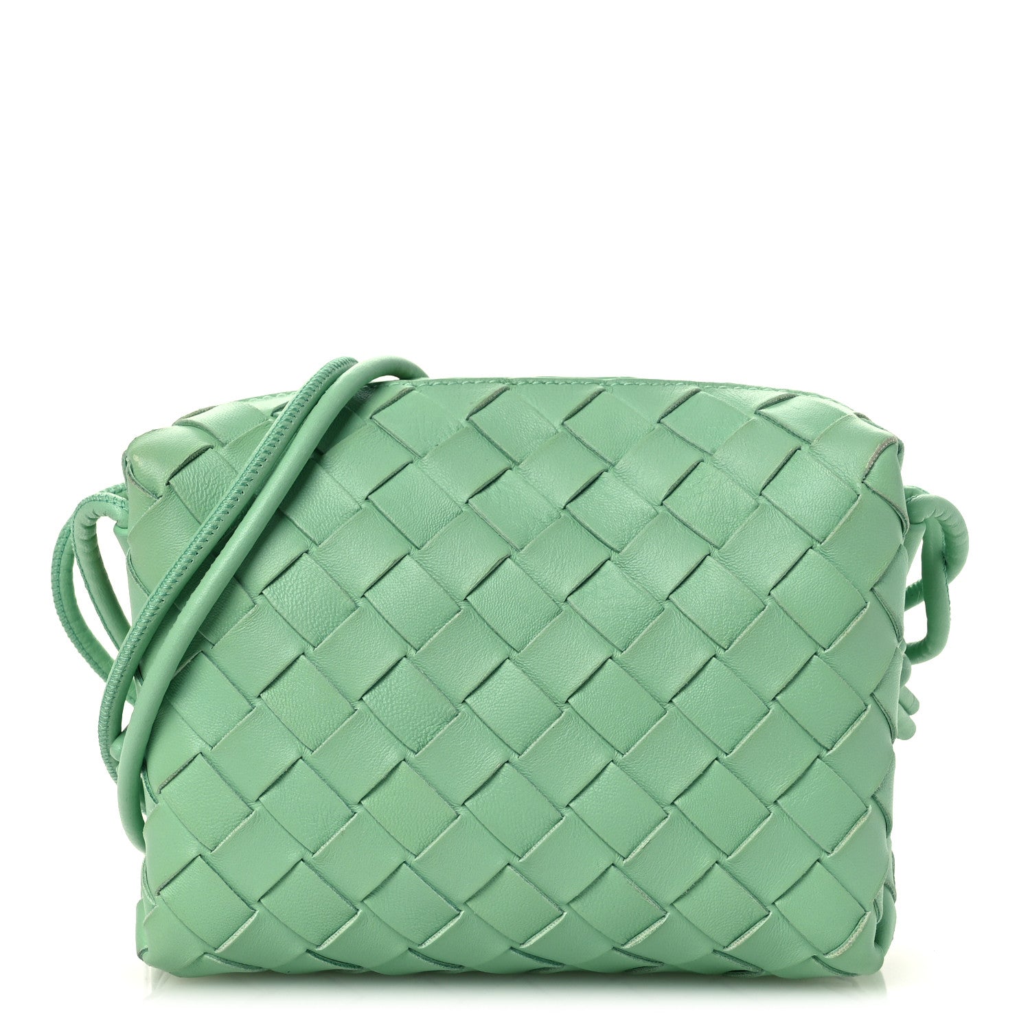 Nappa Intrecciato Mini Loop Camera Bag Siren