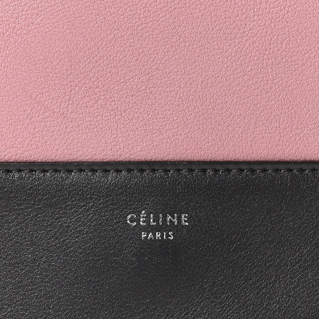 Shiny Smooth Calfskin Medium Frame Shoulder Bag Liquorice Antique Rose