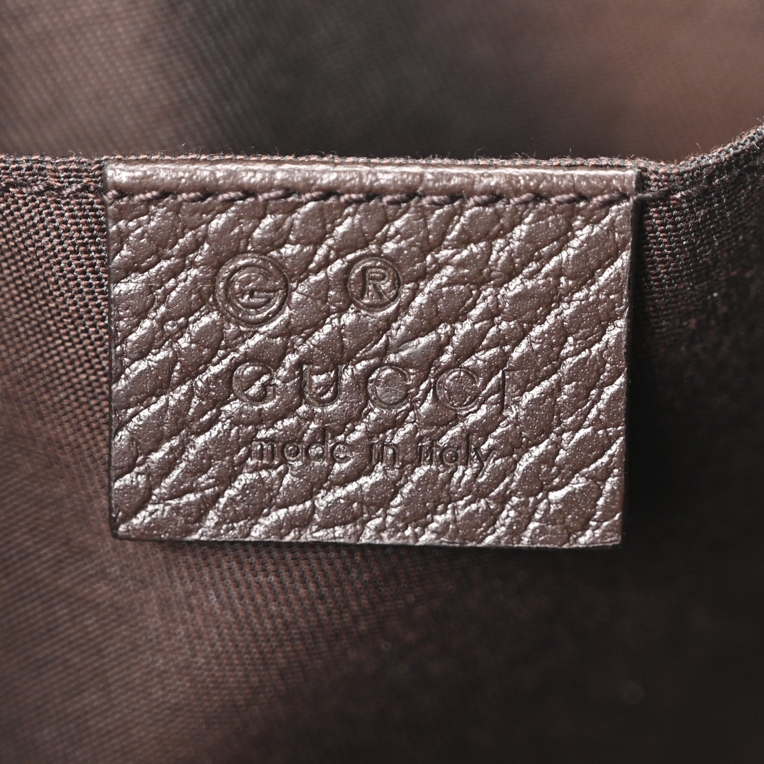 Monogram Belt Bag Dark Brown