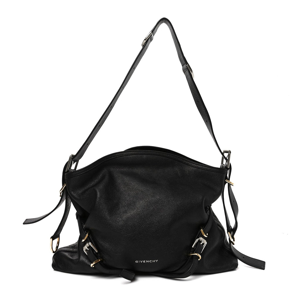 Calfskin Medium Voyou Bag Black