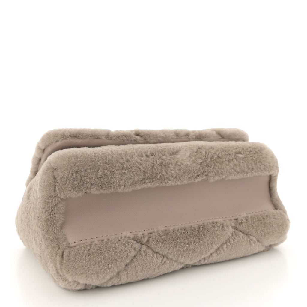 Shearling Malletage Top Handle GO-14 PM Grey