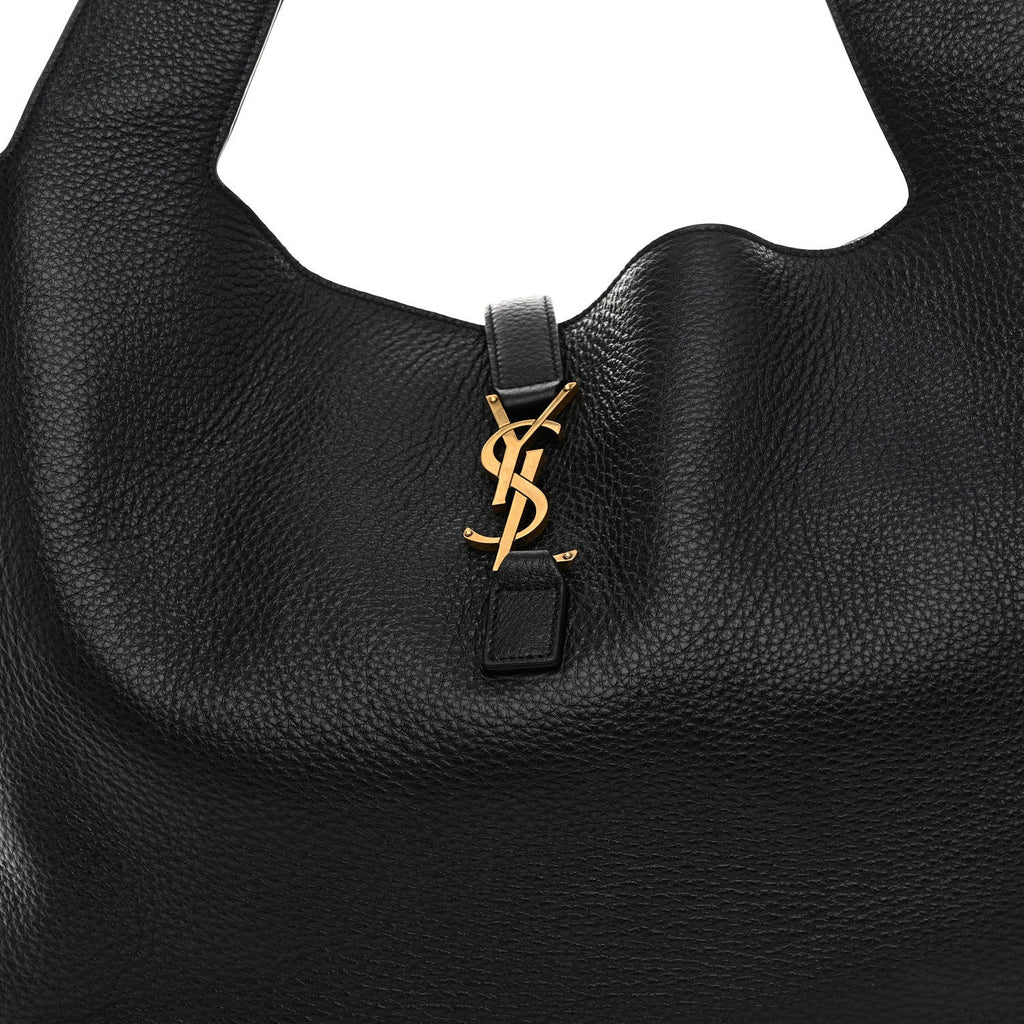 Grained Deerskin Bea Tote Black