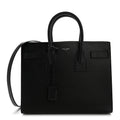 Grained Calfskin Small Sac De Jour Black