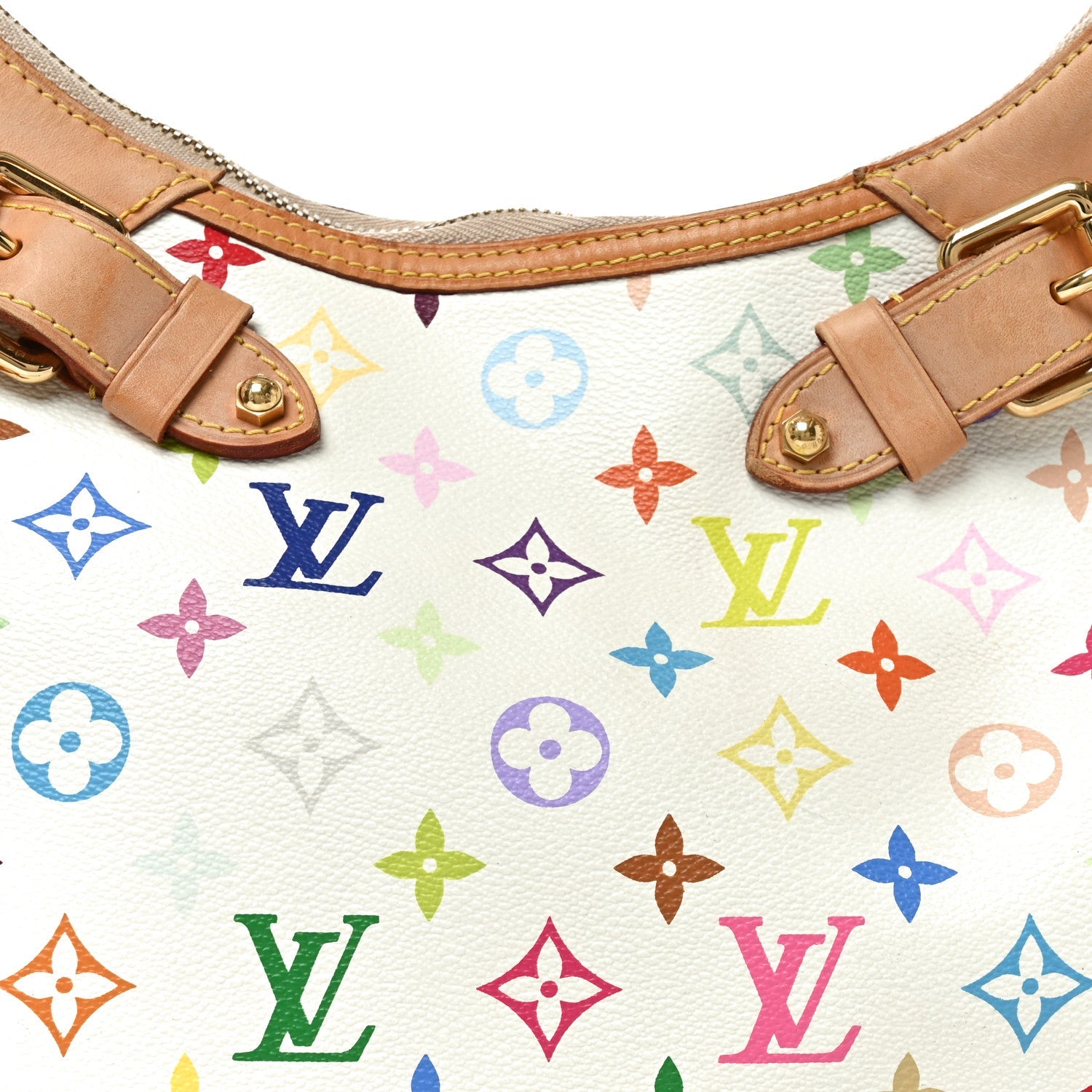 Monogram Multicolor Greta White