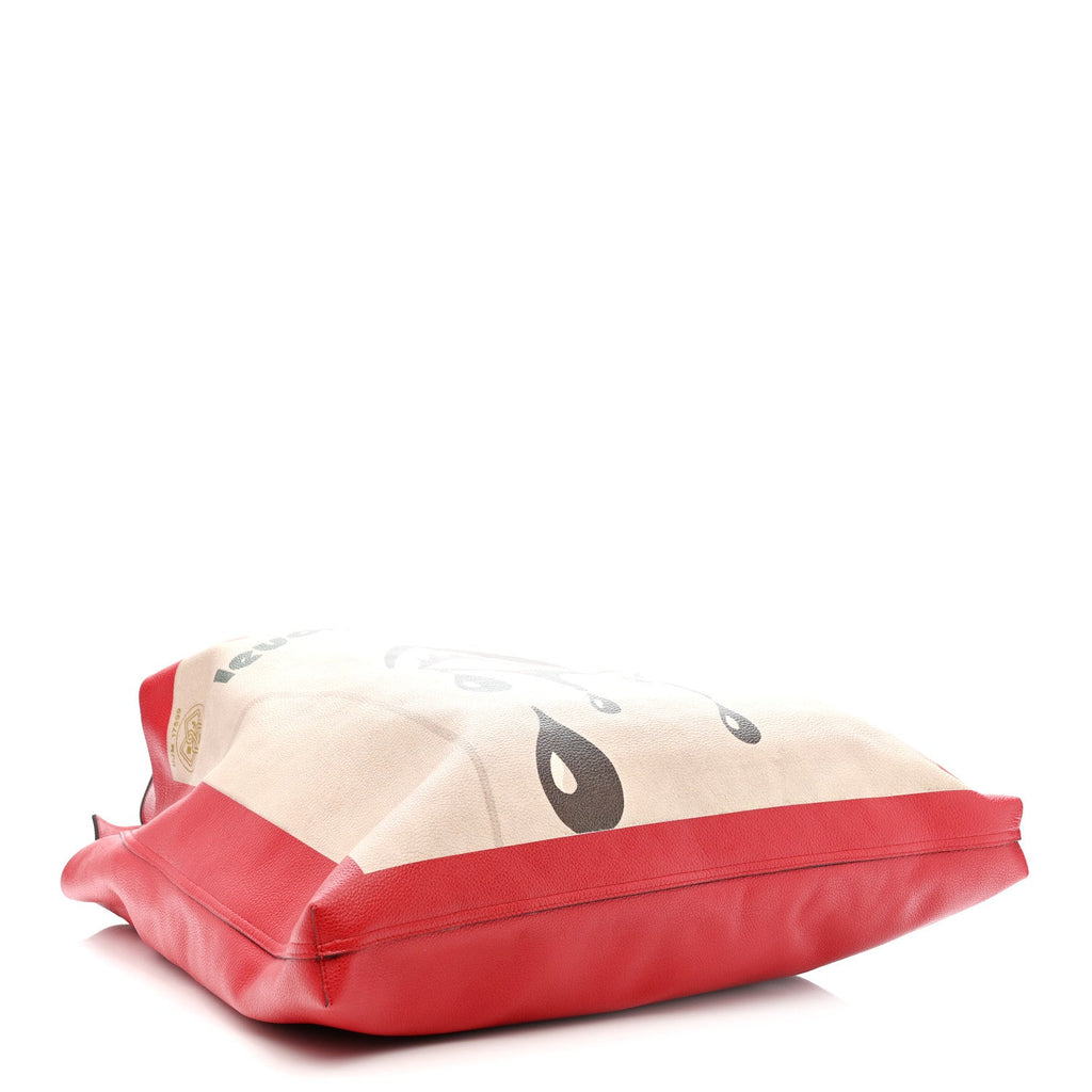Calfskin Large Elton John Levon-Goodbye Tote Red