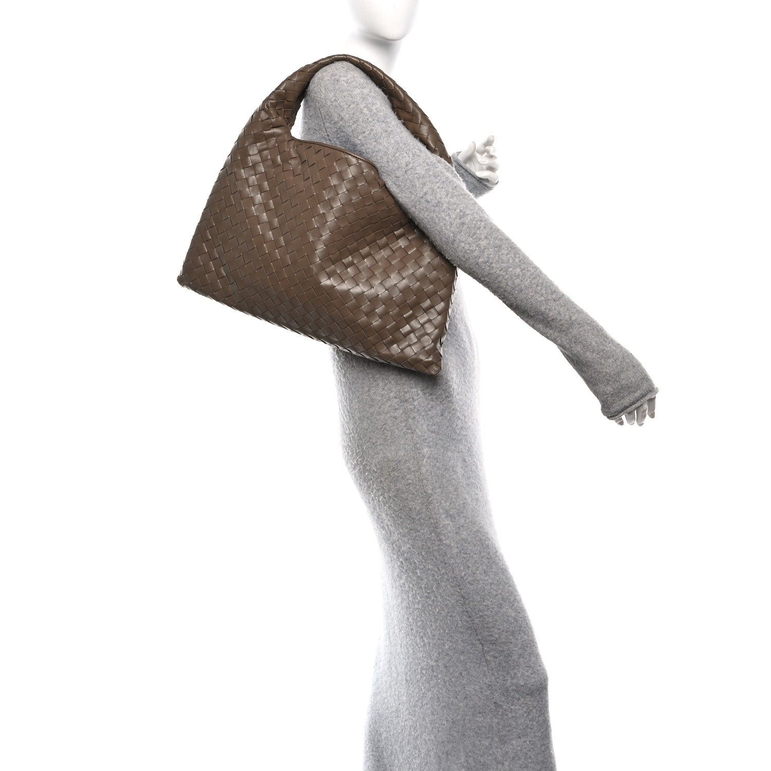 Calfskin Intrecciato Small Hop
