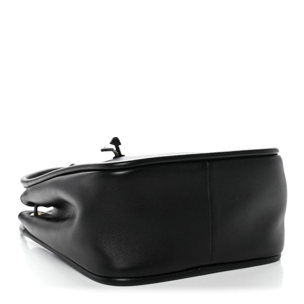 Soft Calfskin Mini Darling Bucket Bag Black
