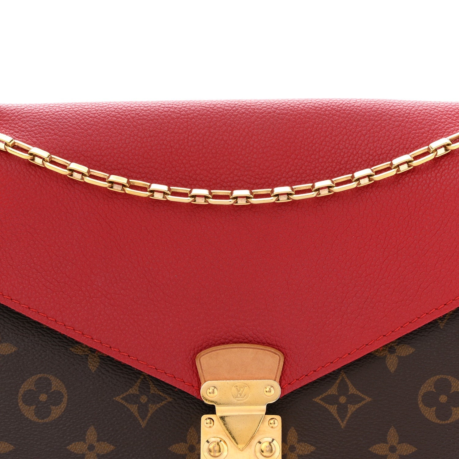 Monogram Pallas Chain Cherry