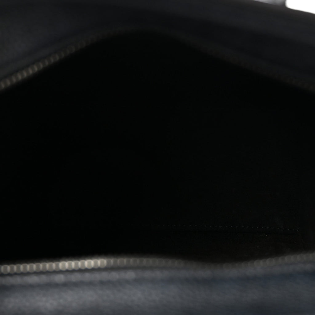 Drummed Calfskin Nano Luggage Black