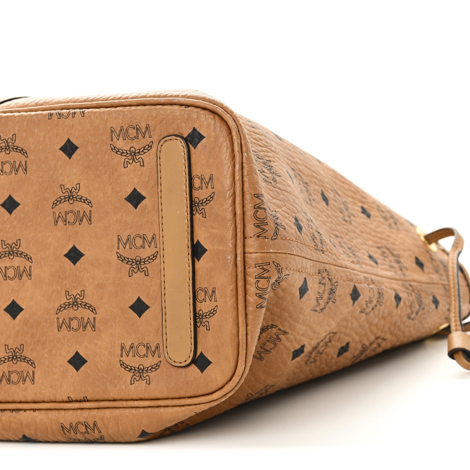 Visetos Medium Liz Reversible Shopper Tote Cognac