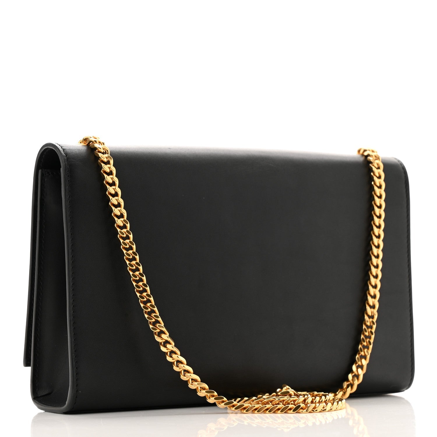 Grain De Poudre Medium Classic Monogram Kate Tassel Satchel Black