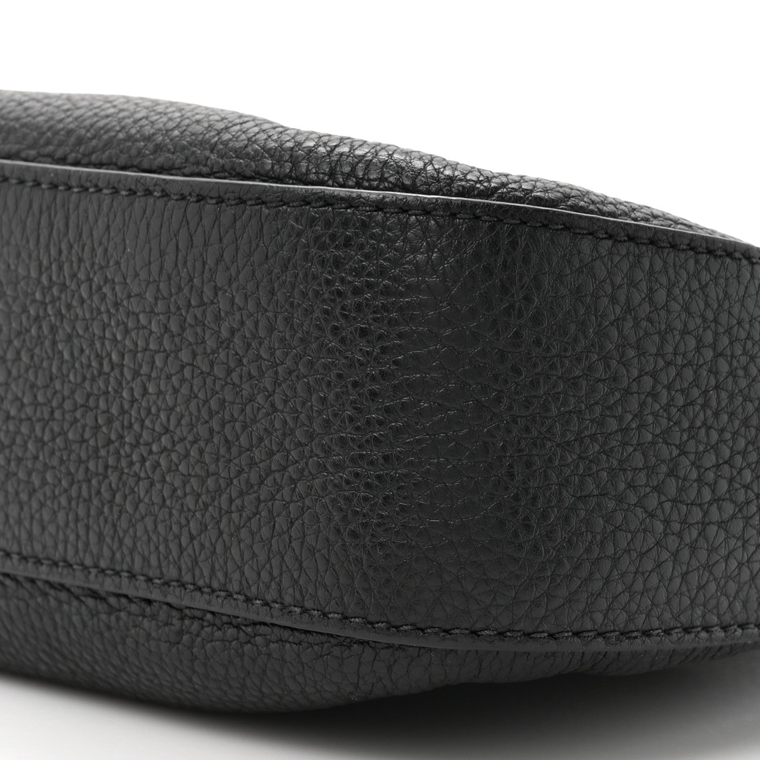 Vitello Phenix Zippered Messenger Hobo Black