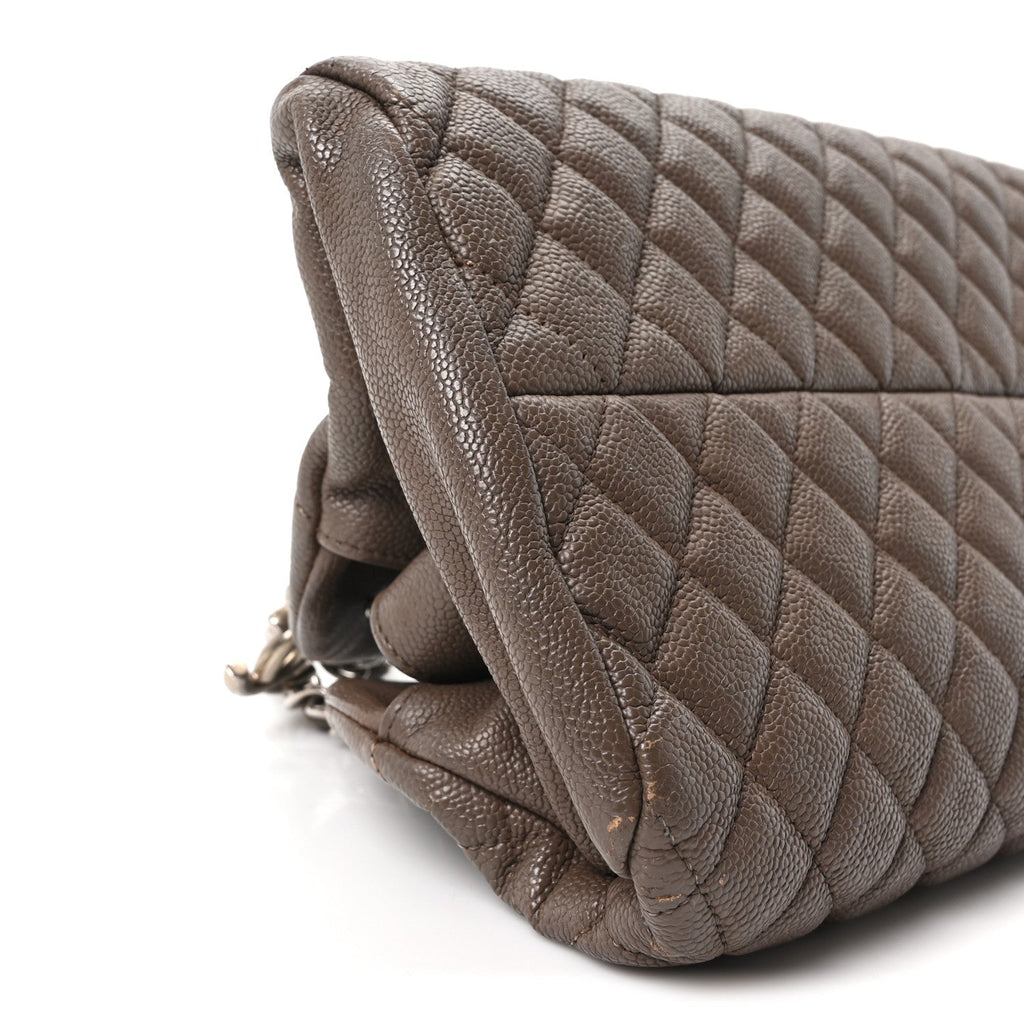 Caviar Quilted Medium Just Mademoiselle Beige