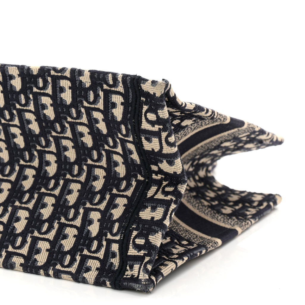 Oblique Medium Book Tote Blue Multicolor