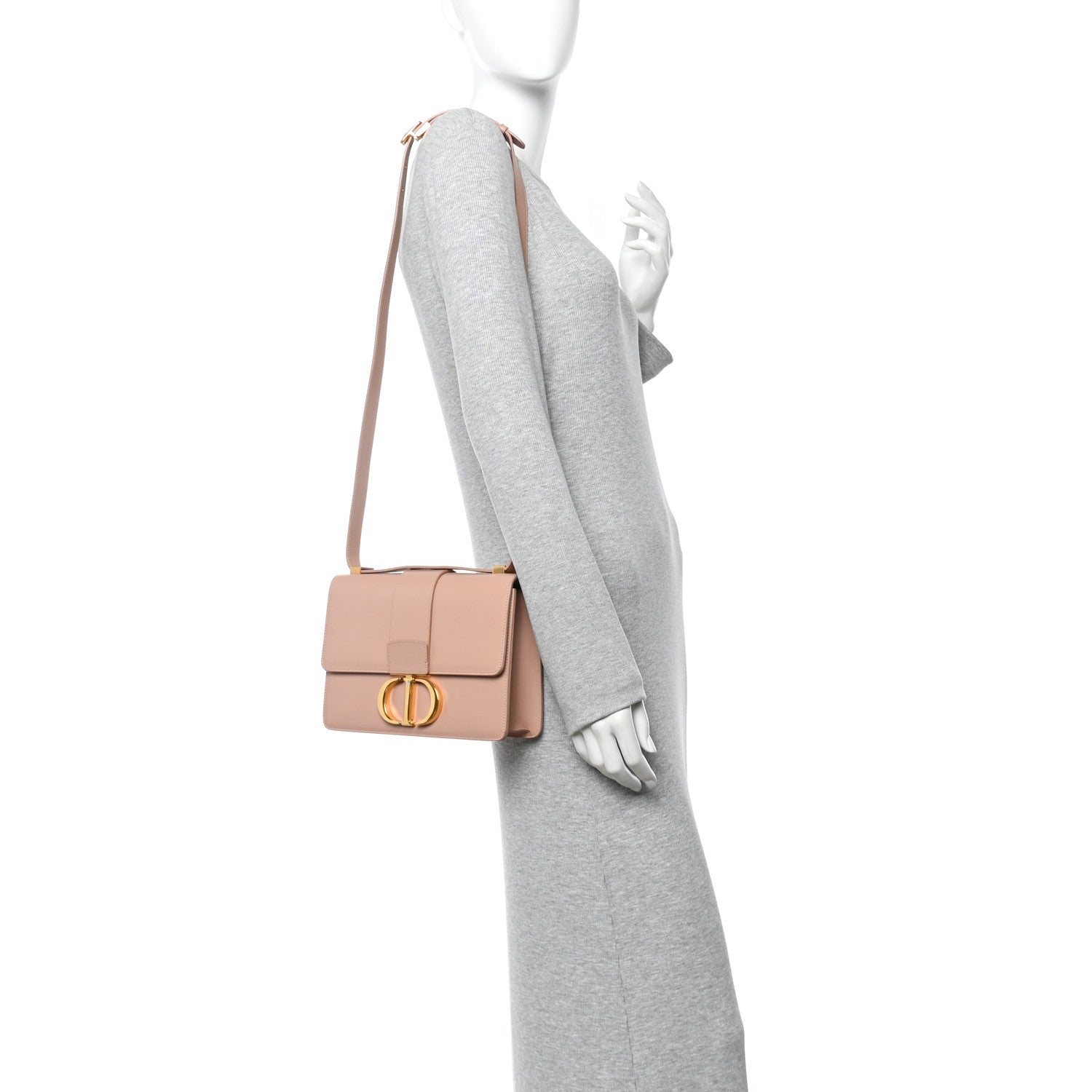 Box Calfskin 30 Montaigne Flap Bag Rose Des Vents