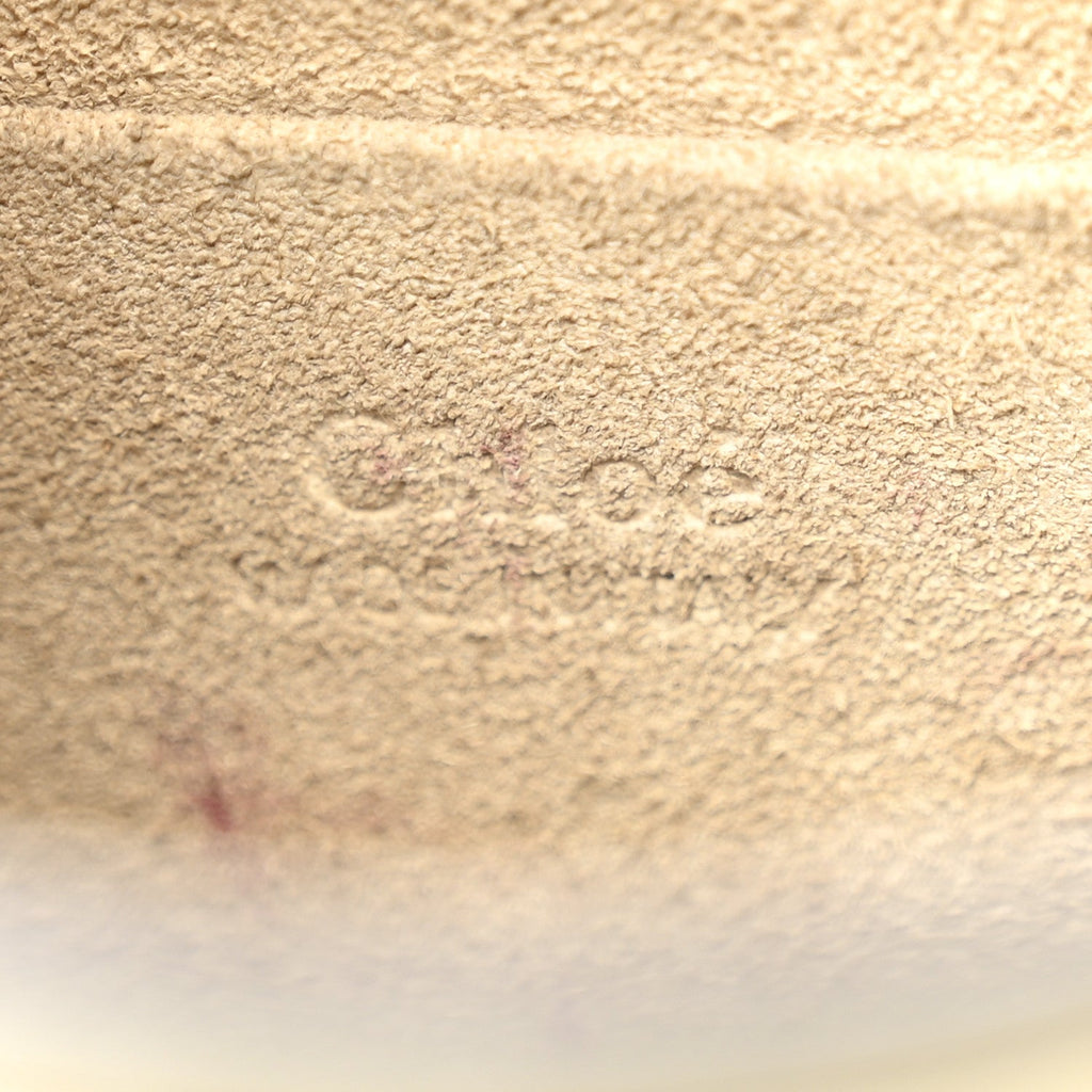 Calfskin Suede Small Nile Bracelet Bag Off White