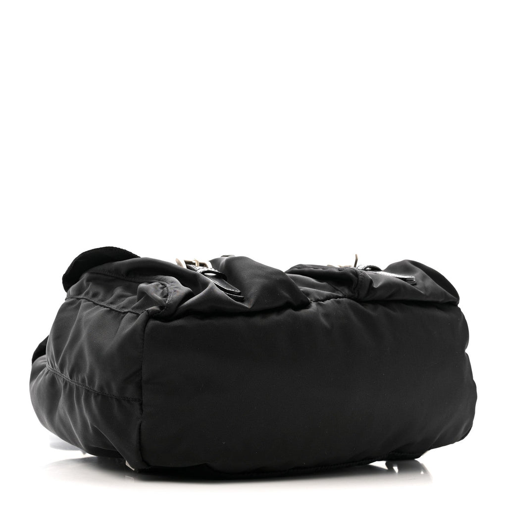 Nylon Vela Medium Backpack Black