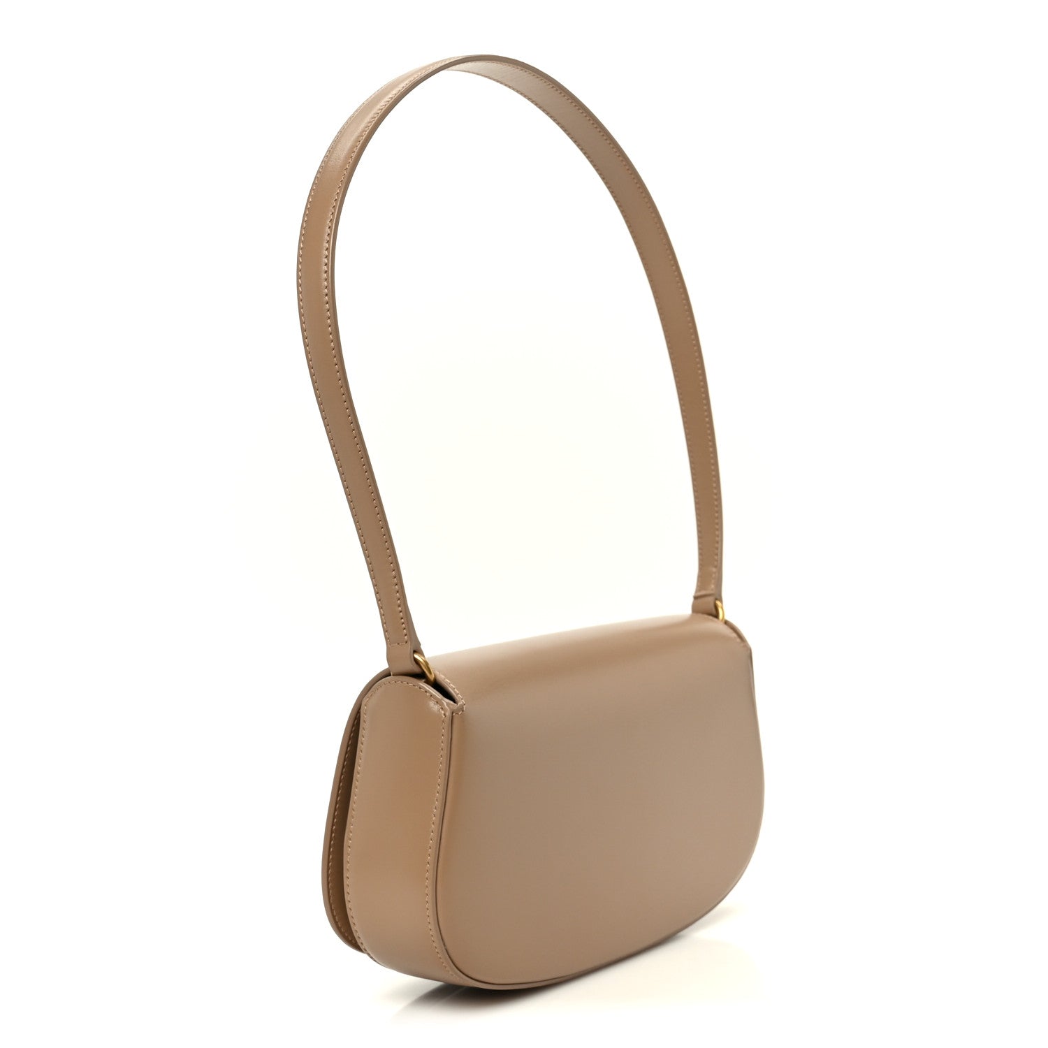 Box Calfskin Mini Voltaire Shoulder Bag Dark Cork