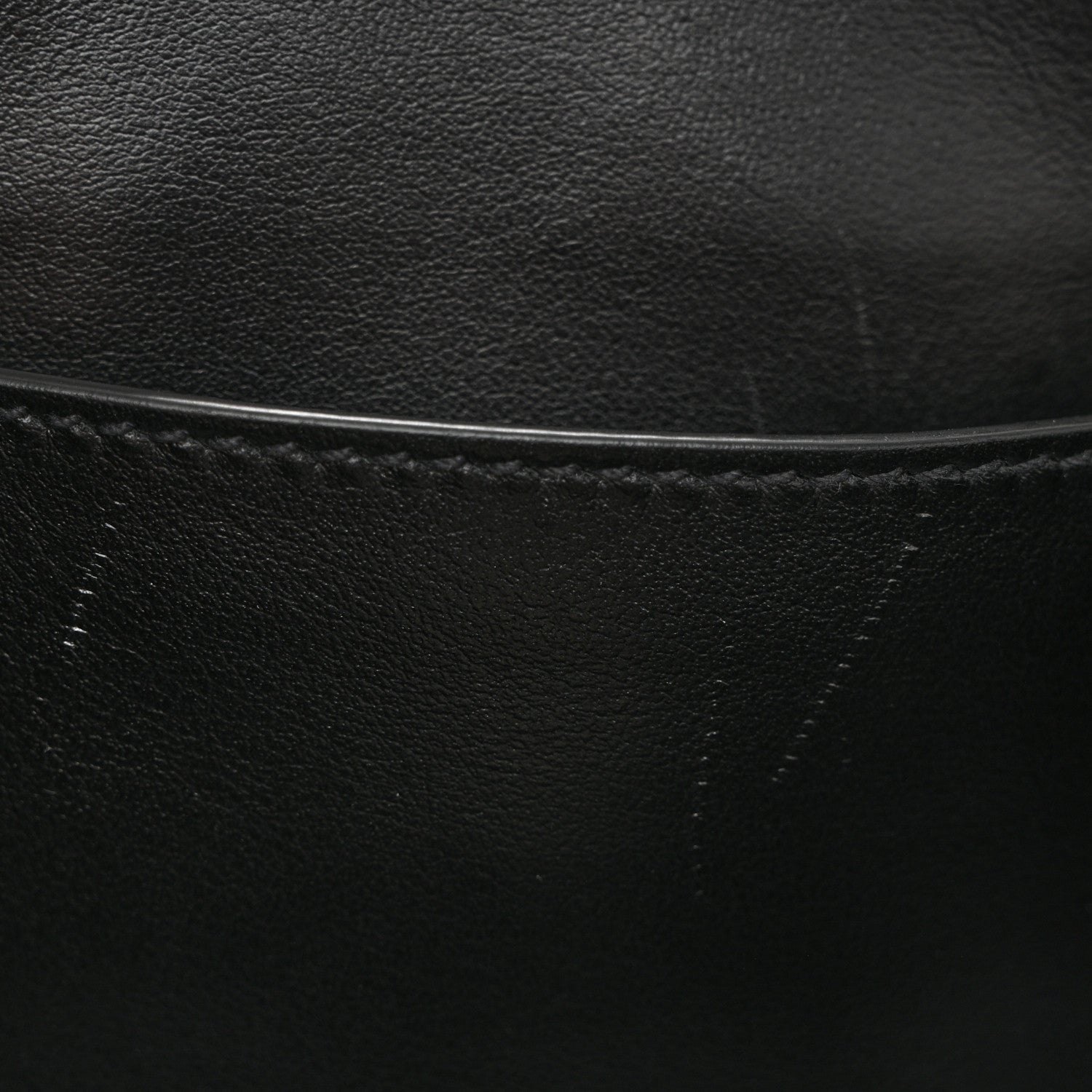 Saffiano Cuir Calfskin Small Monochrome Top Handle Tote Black