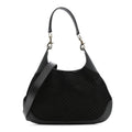 Suede Micro GG Calfskin B Medium Shoulder Bag  Arabella Black