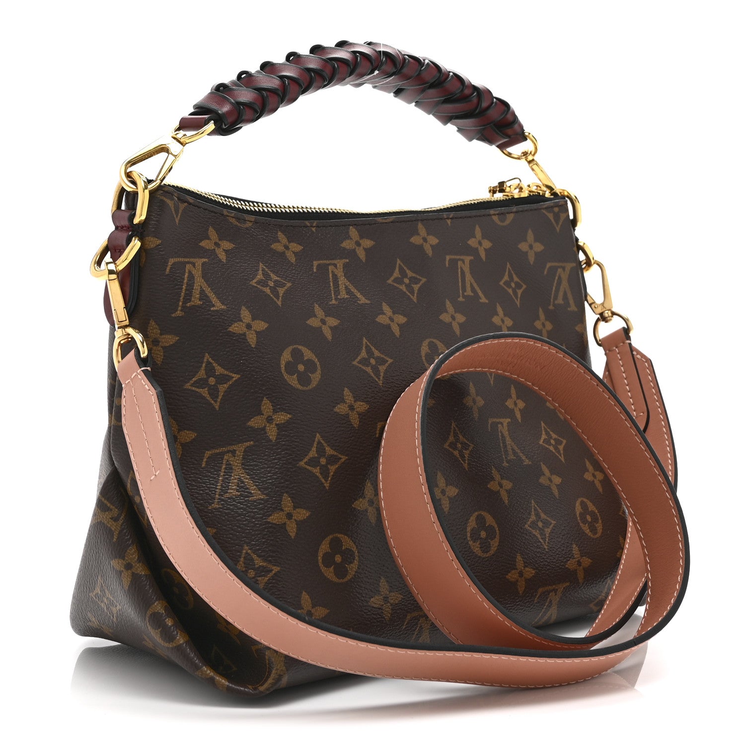 Monogram Beaubourg Hobo Mini Bordeaux Red Peach Safran Blue Jean Blue