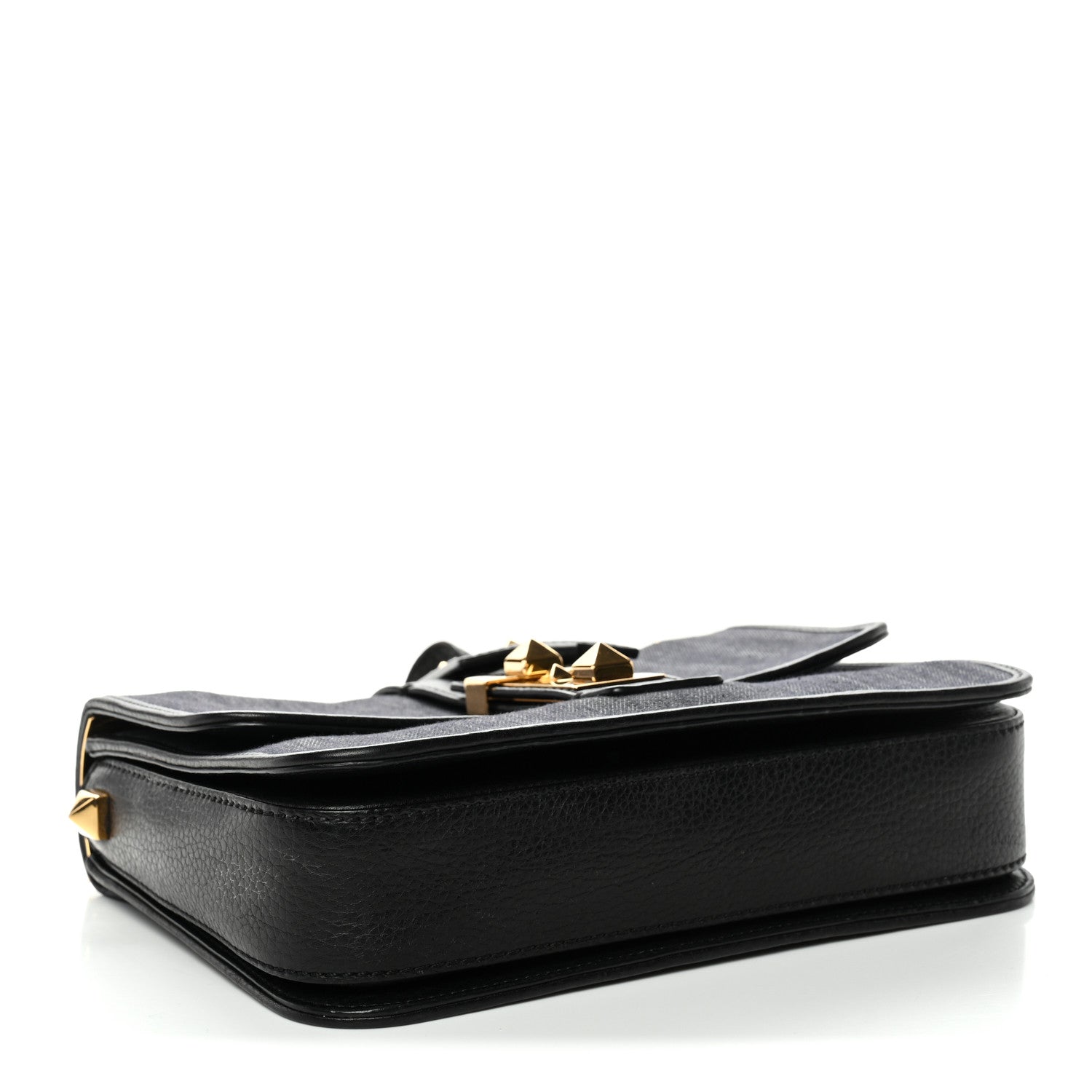 Denim B-Rockstud Flap Blue Blue