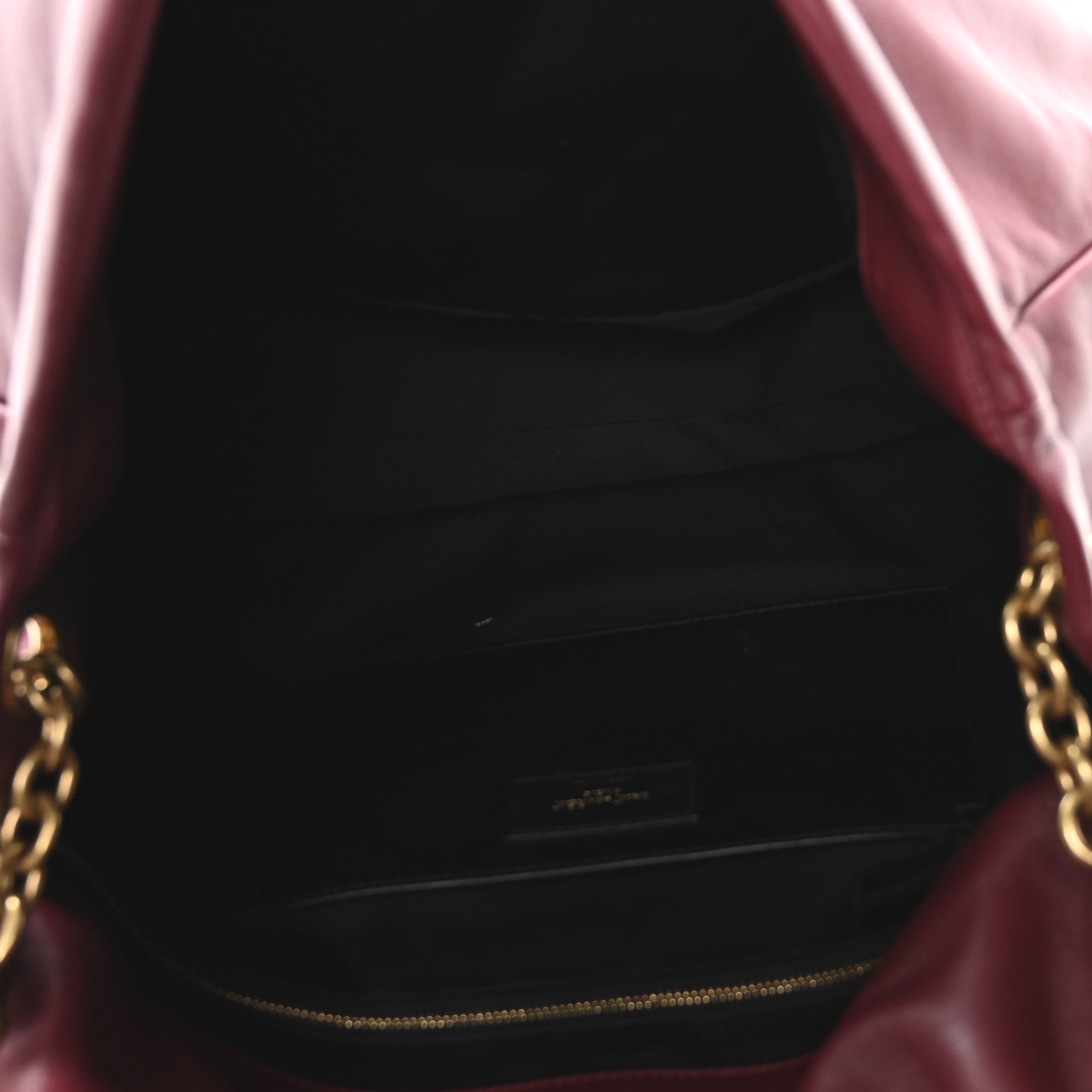 Lambskin Matelasse Monogram Large Jamie 4.3 New Dark Bordeaux