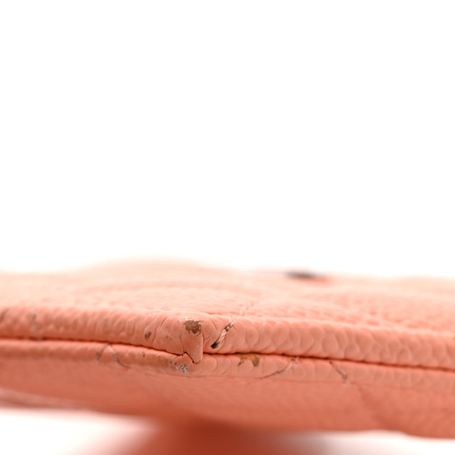 Caviar Quilted CC Zip  Holder Pink