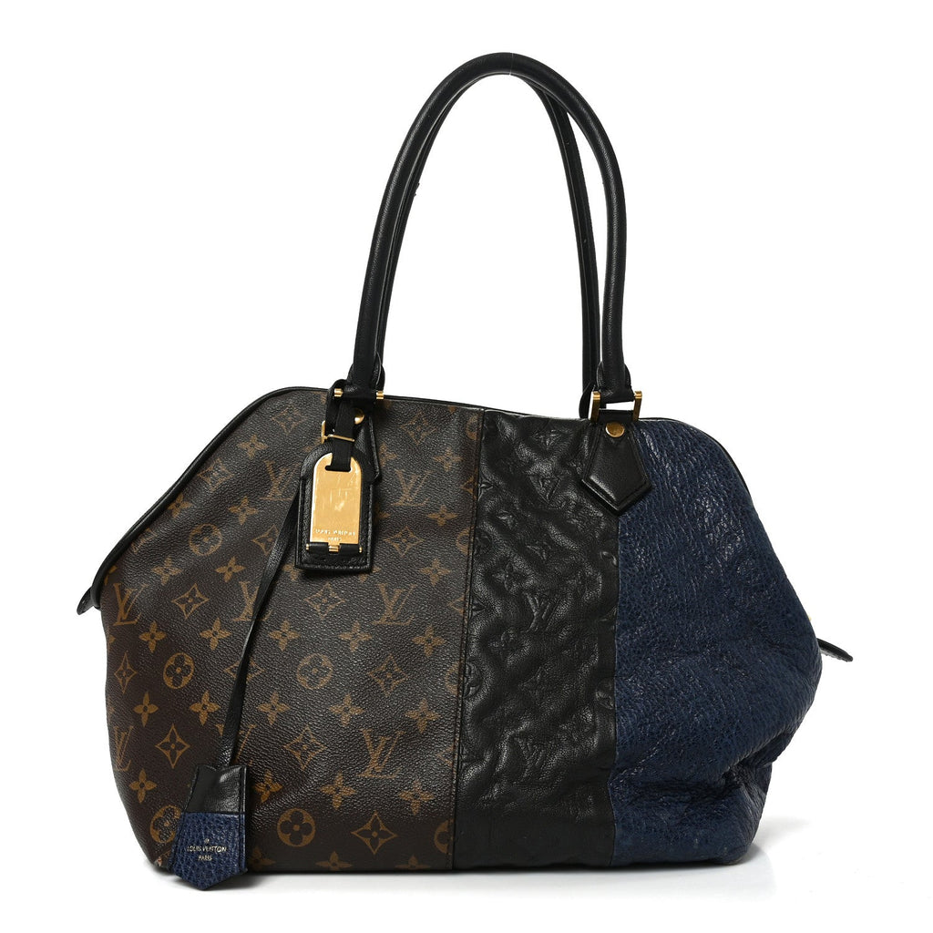 Monogram Stripes Medium Bag Marine