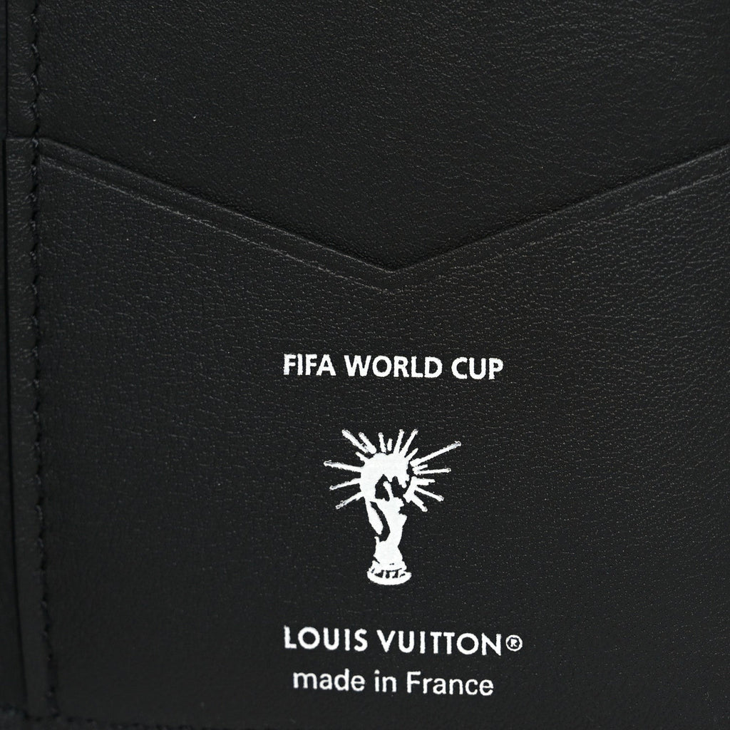 X FIFA Grained Calfskin Pocket Organizer Black