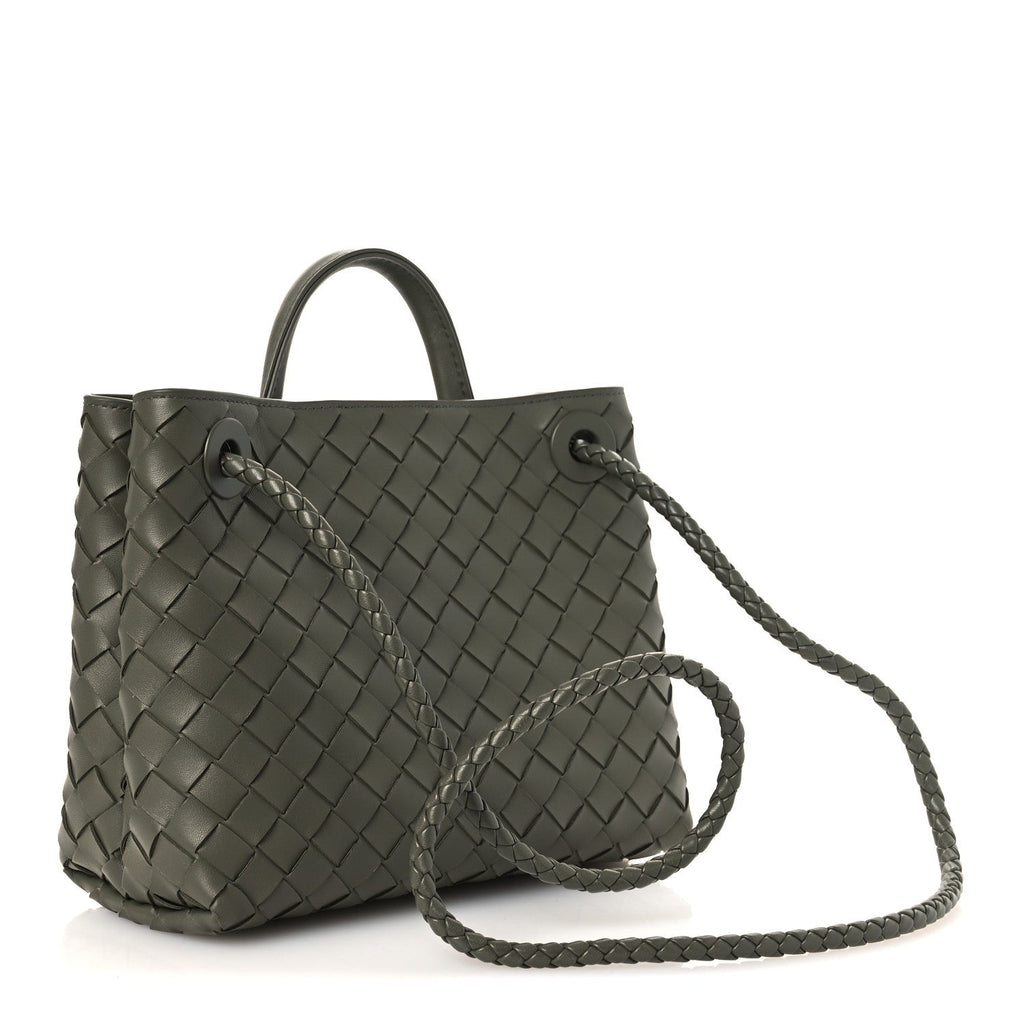 Nappa Intrecciato Small Andiamo Shoulder Bag Pickle