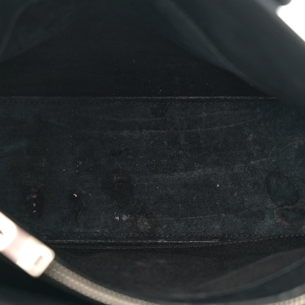Grained Calfskin Baby Sac De Jour Souple Black