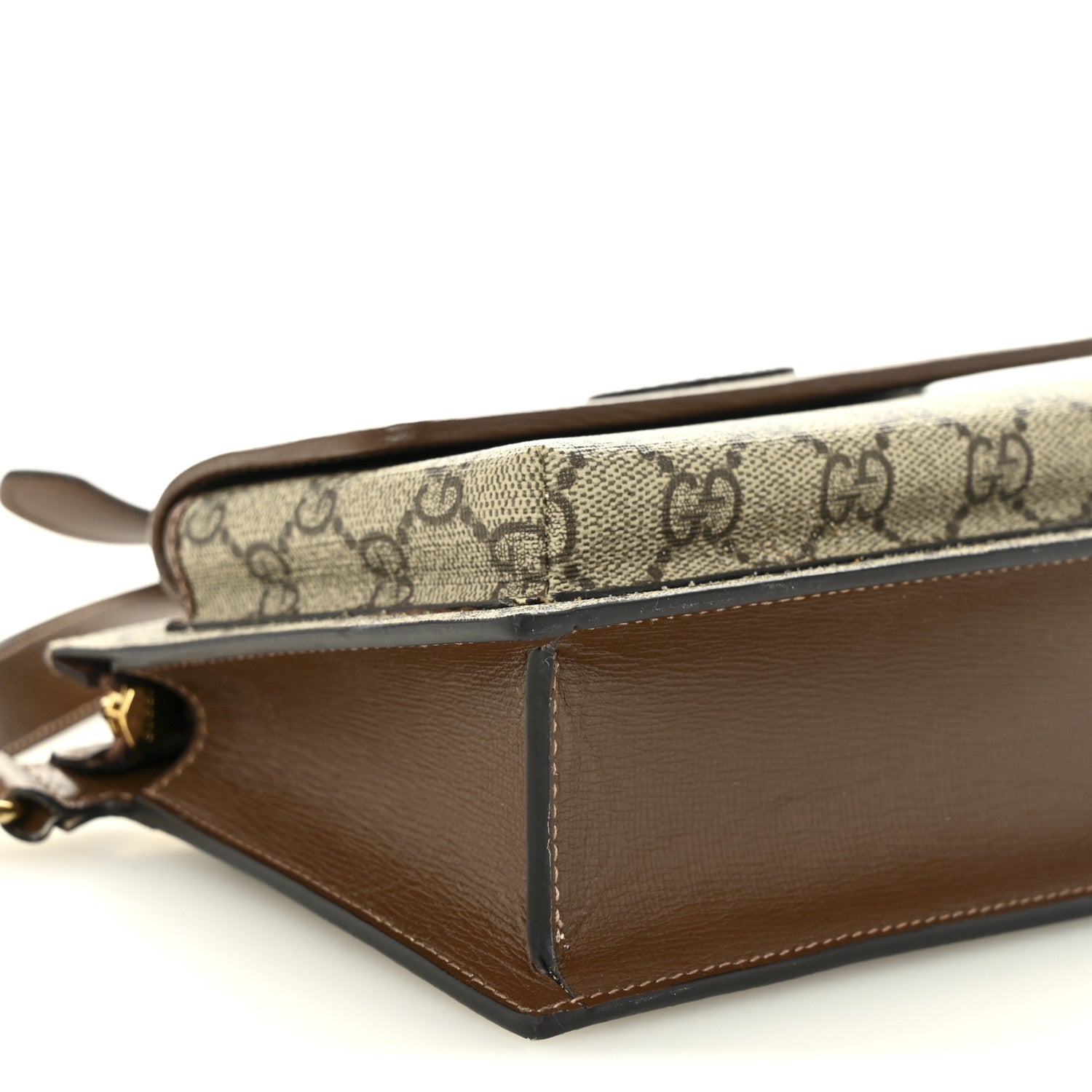 GG Supreme Monogram Canvas Interlocking G Belt Bag Beige Ebony