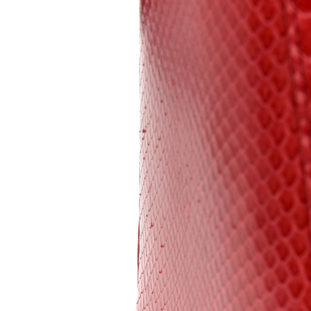 Snakeskin Medium Lady Dior Pink